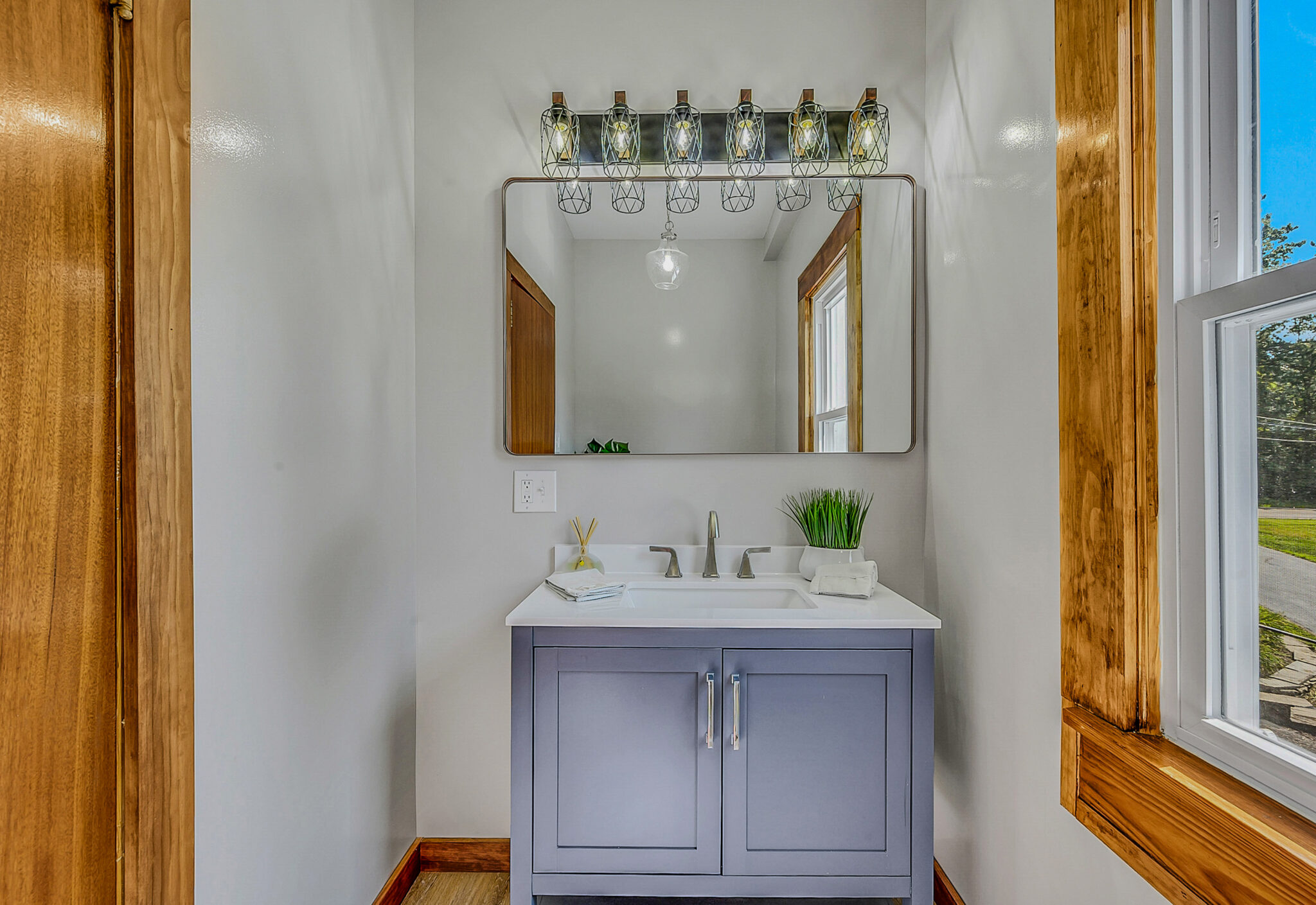 Updated Bathroom Following a Complete Home Renovation at 1714 W 8th St, West Wyoming, PA