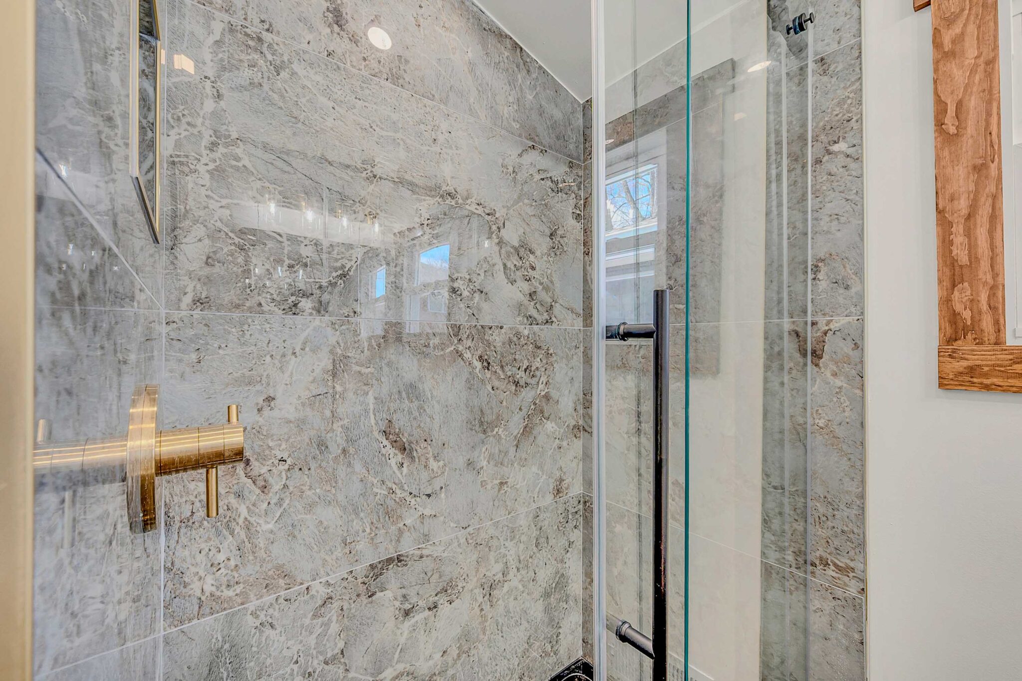 Shower Bathroom After Home Renovation on Dawes Ave in Kingston, PA
